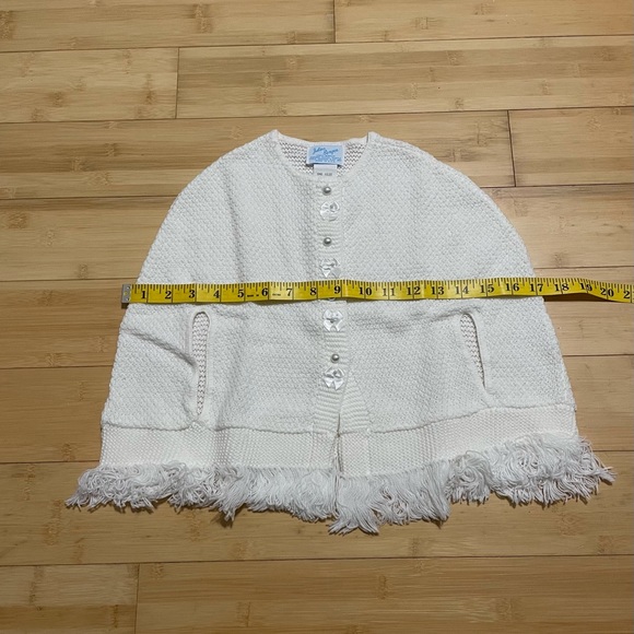 NEW Julius Berger Sweater Shaw P & P Cape Toddler Girl - Picture 6 of 10